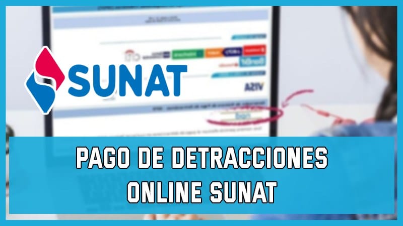Pago de detracciones online Sunat
